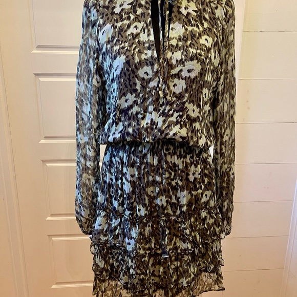 Chiffon Animal Print Dress - Picture 9 of 9